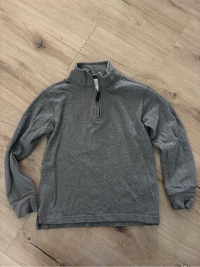 Crewcuts Grey Kids' Quarter-Zip Pullover